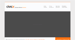 Desktop Screenshot of civica-soft.com