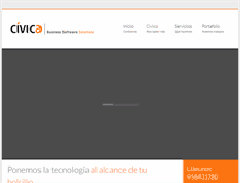 Tablet Screenshot of civica-soft.com